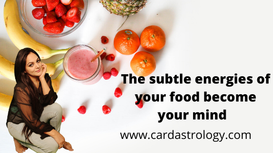 The subtle energies of your food become your mind